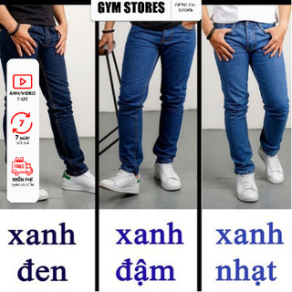 Quần jeans ống suông trung niên vãi dầy size 28 đến 36 TMDA