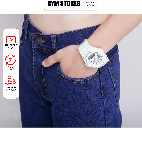 Quần jean nam ông suôn trung niên 3 màu vãi đẹp size 28 đến 41