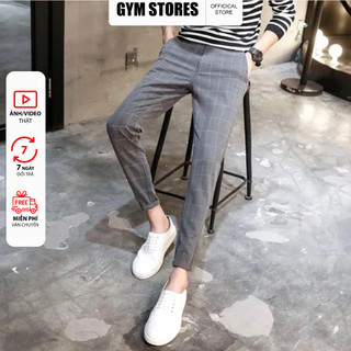 QUẦN TÂY CARO NAM CAO CẤP CHẤT MỀM KHÔNG NHĂN CO DÃN NHẸ SIZE 27 ĐẾN 32