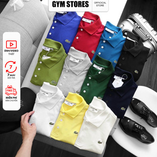 Áo POLO Nam Cá sấu cao cấp thiết kế cổ bẻ có LOGO thêu LA.SO.TES M đến 4XL CS01