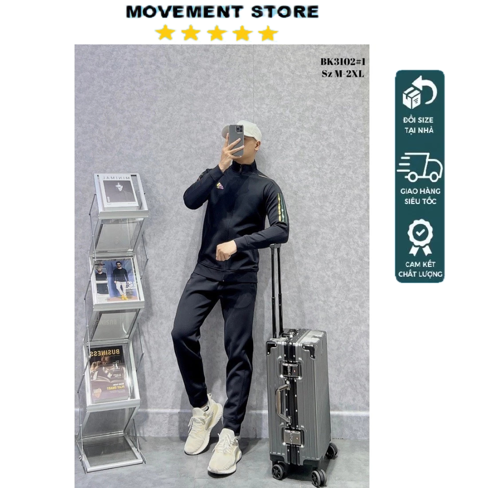 Bộ thể thao nam Adidas chất chinos cao cấp  Hàng loại 1,chuẩn form,thời trang nam cao cấp