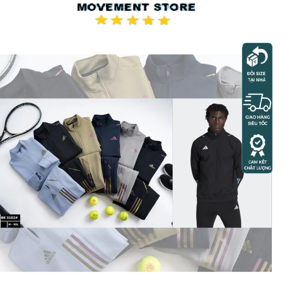 Bộ thể thao nam Adidas chất chinos cao cấp  Hàng loại 1,chuẩn form,thời trang nam cao cấp