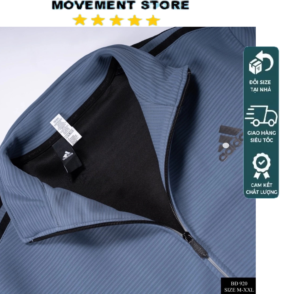 Bộ quần áo thể thao nam Adidas mùa đông cao cấp  Hàng loại 1 Bộ thu đông nam mặc nhà dài tay dày dặn
