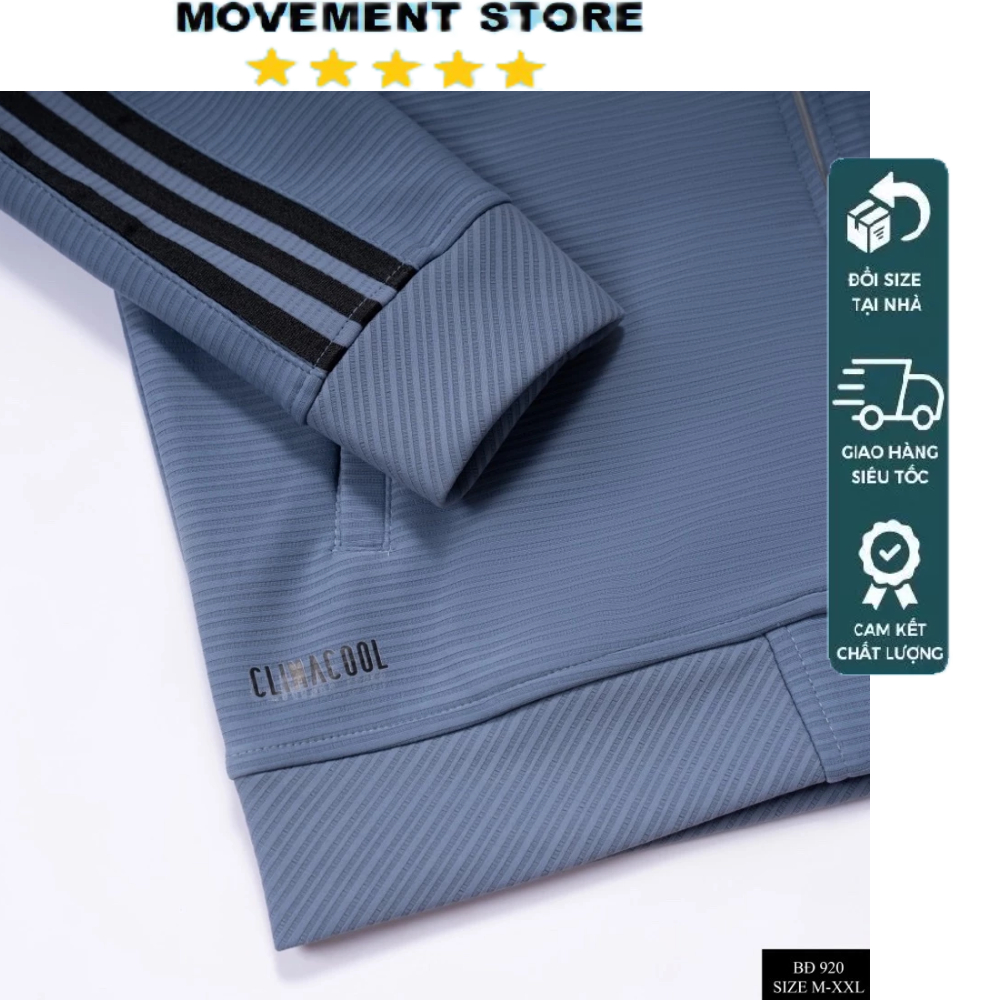 Bộ quần áo thể thao nam Adidas mùa đông cao cấp  Hàng loại 1 Bộ thu đông nam mặc nhà dài tay dày dặn