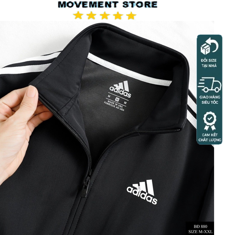 Bộ thể thao nam adidas chất chinos cao cấp  Hàng loại 1,form chuẩn,thời trang nam cao cấp