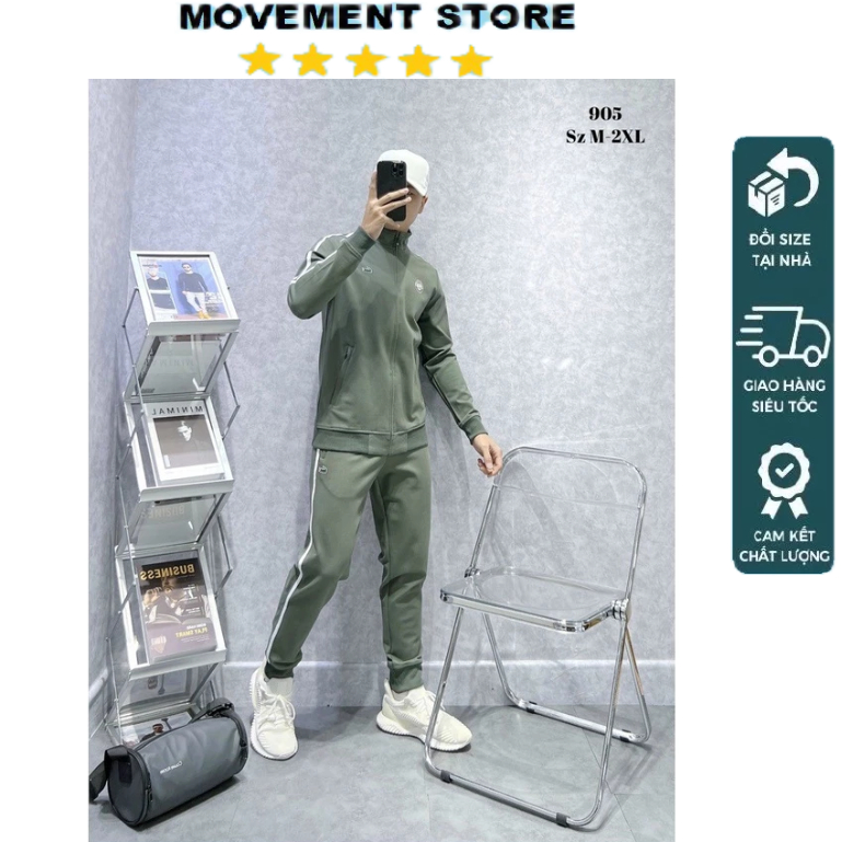 Bộ quần áo thể thao nam Lacoste nỉ cao cấp mùa đông  Hàng loại 1 Bộ thu đông nam mặc nhà dài tay dày dặn