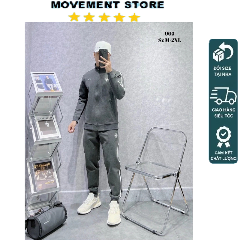 Bộ quần áo thể thao nam Lacoste nỉ cao cấp mùa đông  Hàng loại 1 Bộ thu đông nam mặc nhà dài tay dày dặn