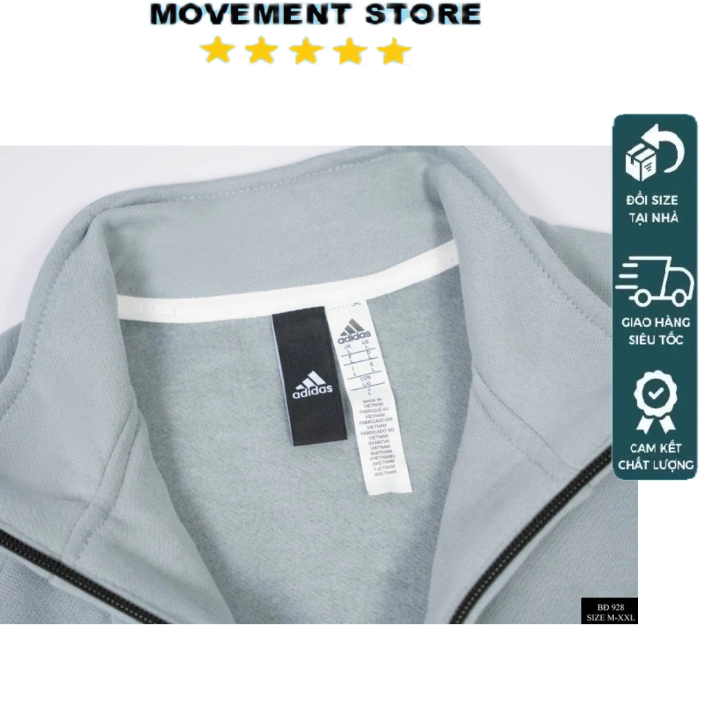 Bộ quần áo thể thao nam Adidas nỉ cao cấp mùa đông  Hàng loại 1 Bộ thu đông nam mặc nhà dài tay dày dặn