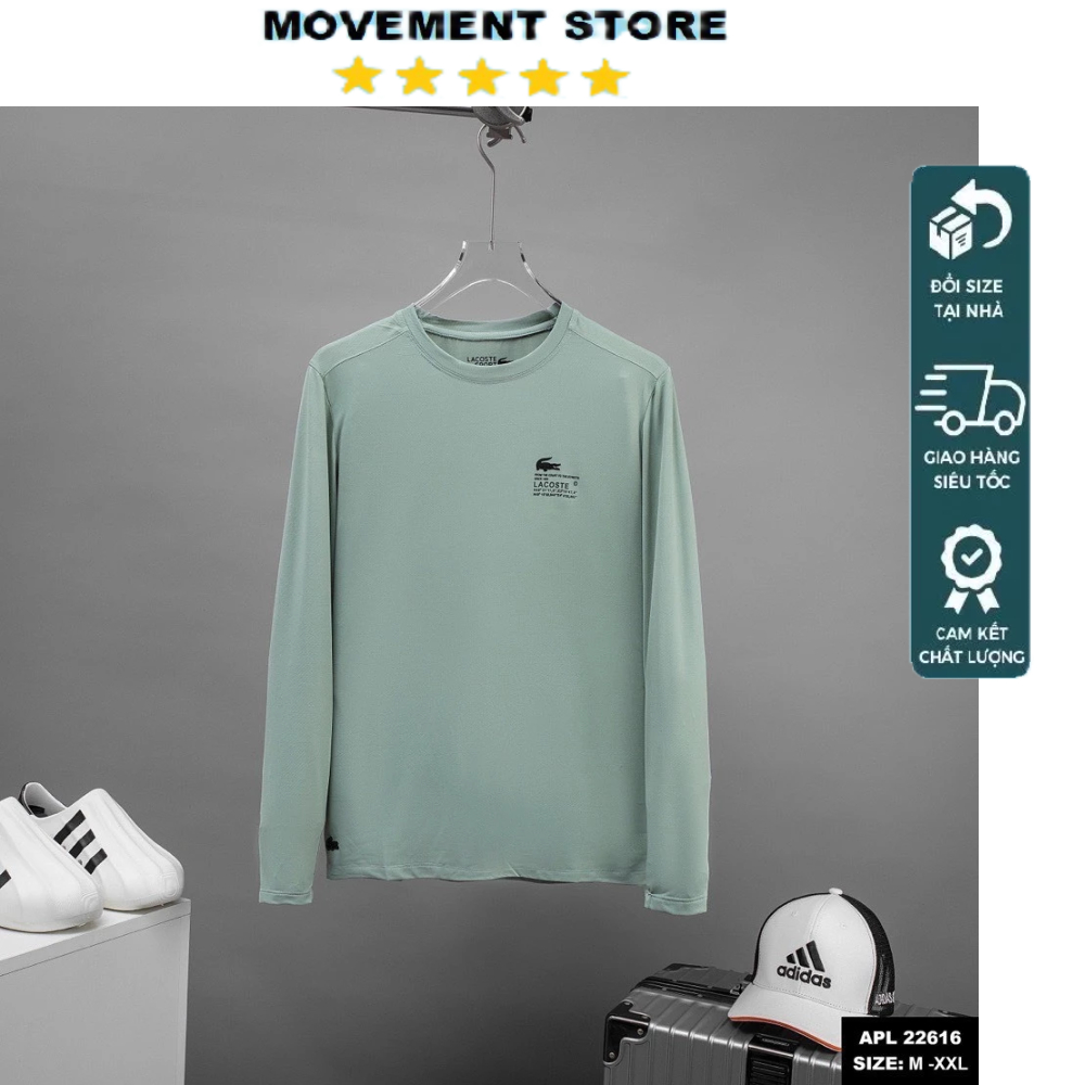 Áo thu đông thể thao nam lacost chất thun cao cấp  Hàng loại 1,chuẩn form,thời trang nam cao cấp