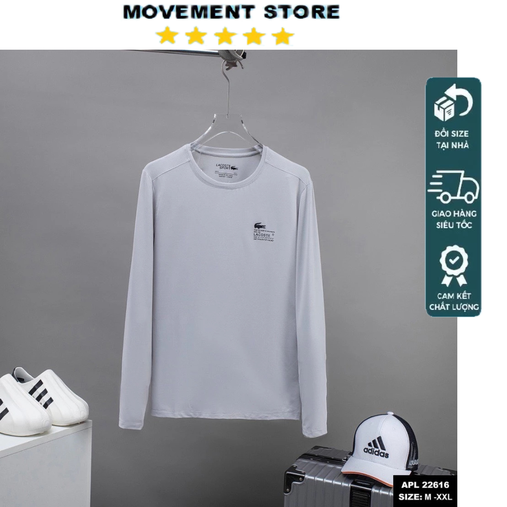 Áo thu đông thể thao nam lacost chất thun cao cấp  Hàng loại 1,chuẩn form,thời trang nam cao cấp