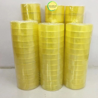 Cây băng keo nhỏ 12 cuộn 1cm băng dính nhỏ 10 cuộn 2cm 1 lốc băng dinh nhỏ
