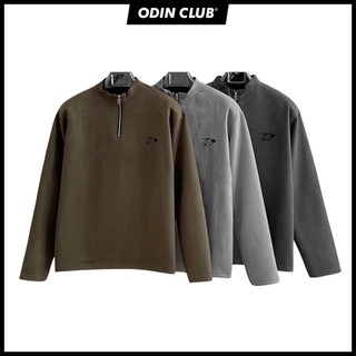 Áo sweater collar da lộn Daniel Odin Club, Áo sweater dài tay form rộng nam nữ unisex, Local Brand ODIN CLUB
