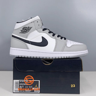 Giày air jordan 1 mid light smoke grey 554724-092 - high quality fullbox