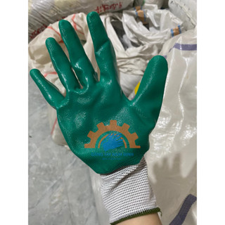 12 Đôi Găng Tay Phủ Sơn Xanh 388 - Giá Rẻ