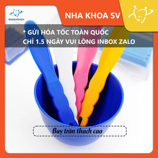 Bay trộn thạch cao nha khoa bằng nhựa