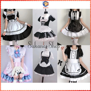 [Sẵn-HN] Trang phục bộ váy hầu gái maid cosplay hóa trang