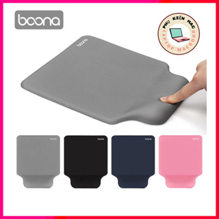 Lót chuột silicon Boona, (Mouse Pad) bàn di chuột có đệm kê tay 2 in 1 tiện lợi Phukienmac68