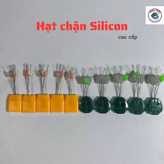 Hạt chặn phao săn hàng, hạt chặn phao Silicon tàng hình trong suốt cao cấp chuyên làm trục câu đài