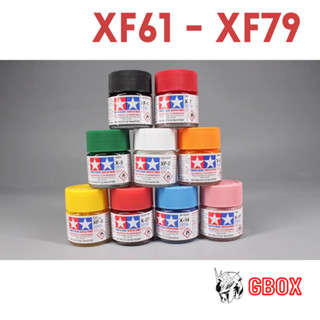  Sơn Acrylic XF61 - XF79 Tamiya Gốc nước 10ml Color Paint Mô hình Gundam XF Flat 