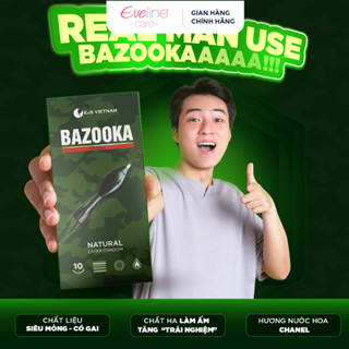 Bao cao su Bazooka có gai,đẫm gel,hương nước hoa cao cấp, làm ấm cho cuộc yêu thêm nồng nhiệt-10 bao