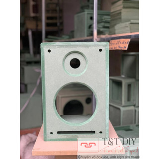 T&T DIY : vỏ thùng thô loa Bookshelf kích thước 24x36x25 gỗ 12li lắp bass 16 tặng kèm trạm loa