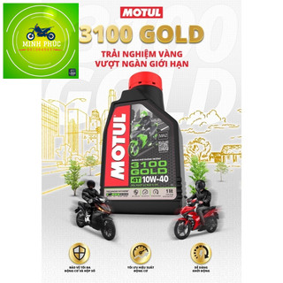 Dầu nhớt xe số motul 3100 gold 4t 10w40