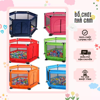Đồ Chơi Nhà Banh Cho Bé, Quây Bóng Lục Giác Khung Inox, Giúp Phát Triển Các Giác Quan Và Khả Năng Vận Động Cho Bé
