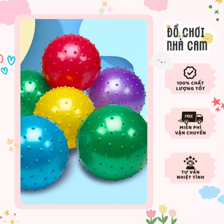Bóng cao su trẻ em size 20 cm bơm hơi an toàn, chơi dưới nước
