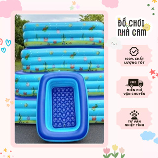 Bể bơi cho bé, bể bơi gia đình 3 tầng 2m1, 1m8, 1m5, 1m3 kèm miếng vá