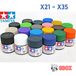 Sơn acrylic x21 - x35 tamiya gốc nước 10ml color paint mô hình gundam gloss