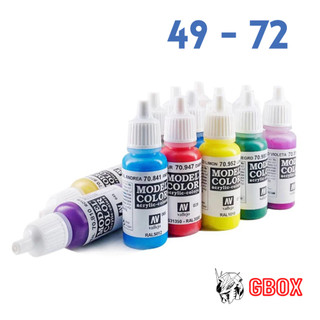 Sơn Vallejo Model Color gốc nước 17ml 49 - 72 Acrylic mô hình