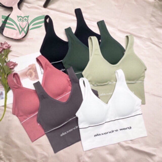 Áo bra tập gym, yoga dáng croptop siêu đẹp