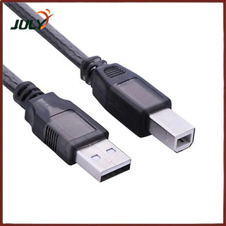 Dây cáp usb máy in chống nhiễu 1.5m, 3m, 5m, 10m màu xanh/đen - jl