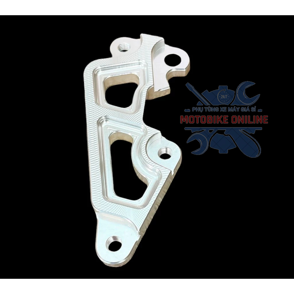 Pad trước SH Mode đĩa 260/267 xài heo Heo Zin ( 1 Dây dầu ) anod trắng