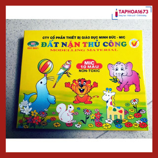 SET 10 Hộp Đất Nặn MIC 10 Màu Cho Bé