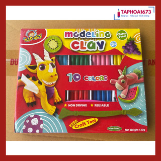 Đất Nặn 10 Màu KIDART Thái Lan Đẹp