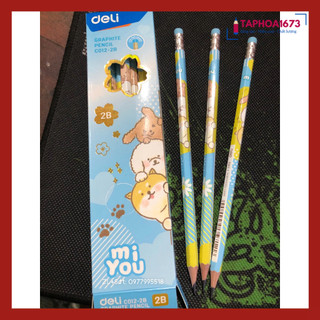 Bút chì gỗ deli c012-2b đẹp