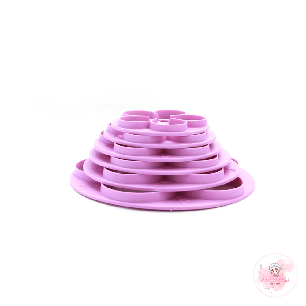 Bộ khuôn cắt cookies/fondant/gum các mẫu hình hoa