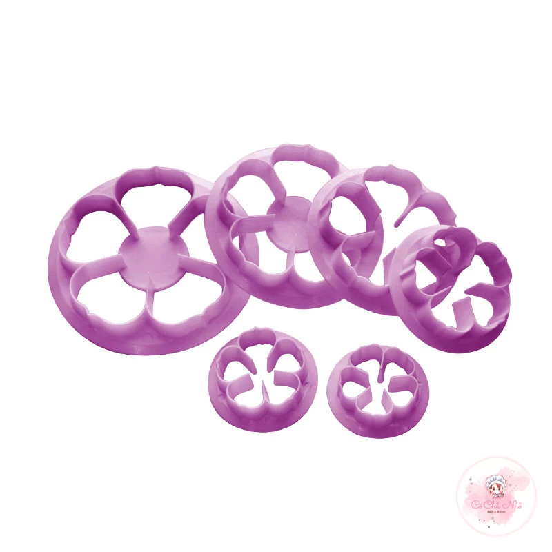Bộ khuôn cắt cookies/fondant/gum các mẫu hình hoa