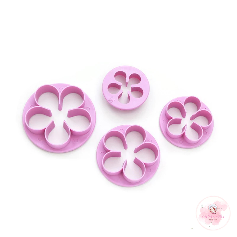 Bộ khuôn cắt cookies/fondant/gum các mẫu hình hoa