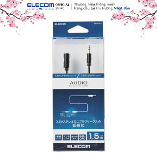 Cáp audio nối dài jack 3.5mm elecom dh-mpjn - hàng chính hãng