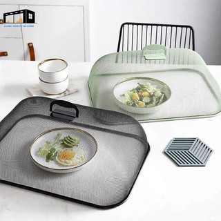 Lồng bàn sắt đậy thức ăn sơn tĩnh điện phong cách Bắc Âu sang chảnh bền bỉ, tiện lợi