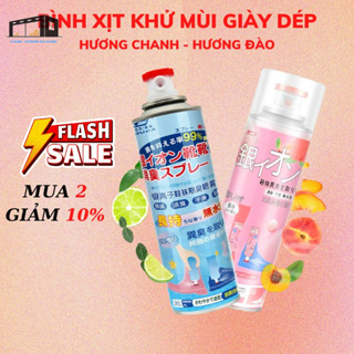 [Loại 1] Chai xịt khử mùi hôi giày DUER 260ml Chính Hãng, Công nghệ Nano Bạc Ag+ 4 mùi hương cao cấp