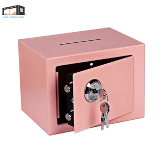 Két sắt mini 17K có khe đút tiền chống trộm bảo mật cao, chống cháy nổ, có ốc vít vào tường