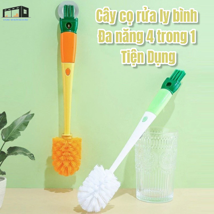 Cọ rửa bình, cốc đa năng 4in1 tiện dụng