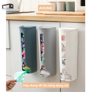 Hộp rút treo tường đa năng đựng túi bóng, khăn, tất, đồ lót tiện dụng