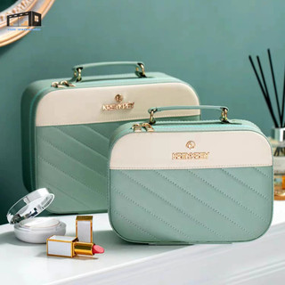 Túi đựng mỹ phẩm KERYKERY siêu xinh, hộp đựng đồ makeup siêu sang da PU Cao Cấp