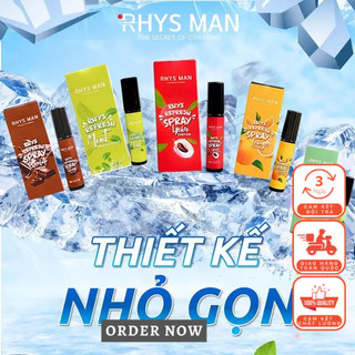Xịt Thơm Miệng Rhys Refresh Spray Hương Trái Cây The Mát Rhys Man 10ml Xịt Miệng