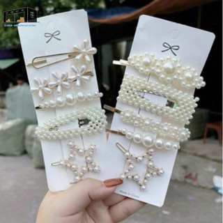 Set 5 chiếc kẹp tóc nữ - Kẹp tóc mái phong cách Hàn Quốc Dễ Thương