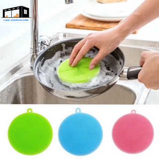 Miếng rửa chén bát silicon đa năng